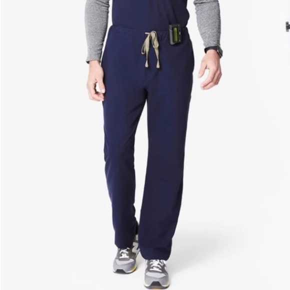 Figs Technical Collection Pisco Mens Scrub Pants Navy Stretch FM4500 Uniform - Picture 1 of 15